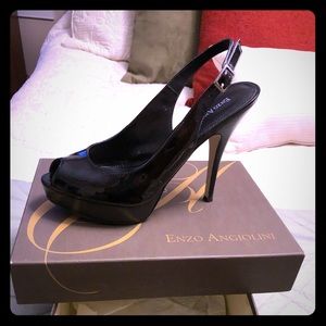 Enzo Angiolini Starlite sling back platform pump